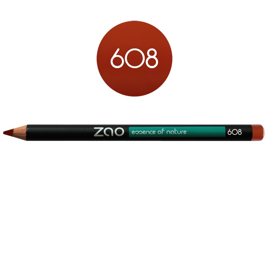 Crayon pour les yeux rouge 608 Zao Makeup
