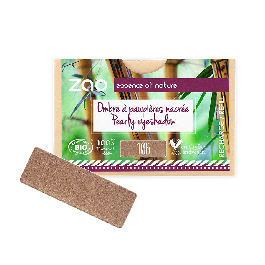 Ombre à paupières nacrée bronze 106 Zao Makeup