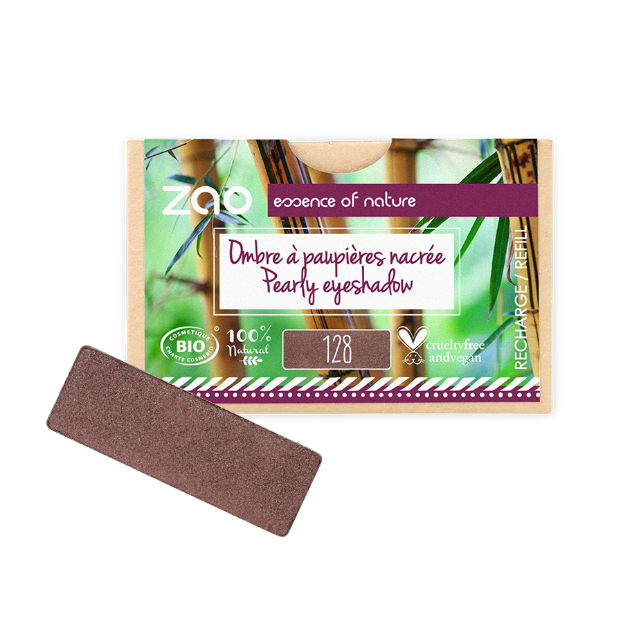 Ombre à paupières nacrée tiramisu 128 Zao Makeup