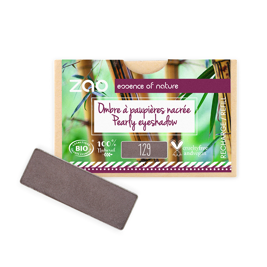 Ombre à paupières nacrée taupe 129 Zao Makeup