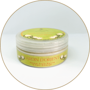 Masque à l'argile blanche jardin d'orient