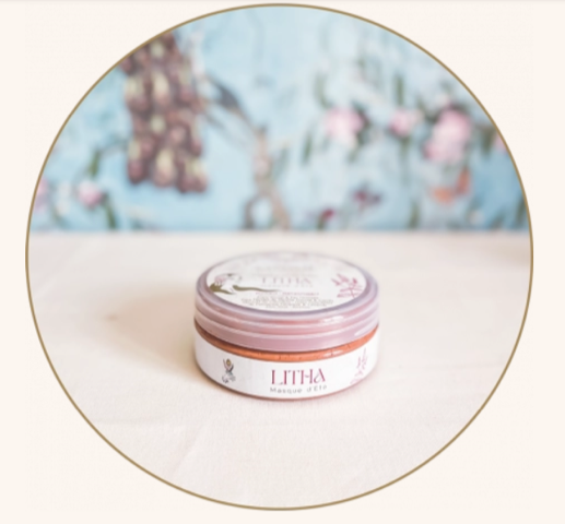 Masque litha argile rouge