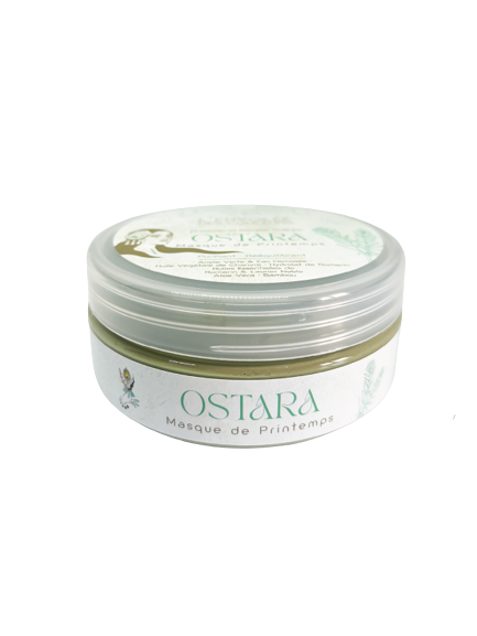 Masque Ostara argile verte