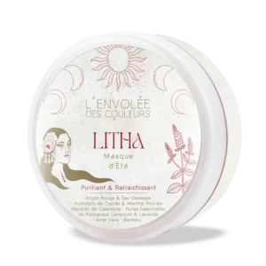 Masque d'Argile Rouge 200ml - Litha L'Envolée des couleurs