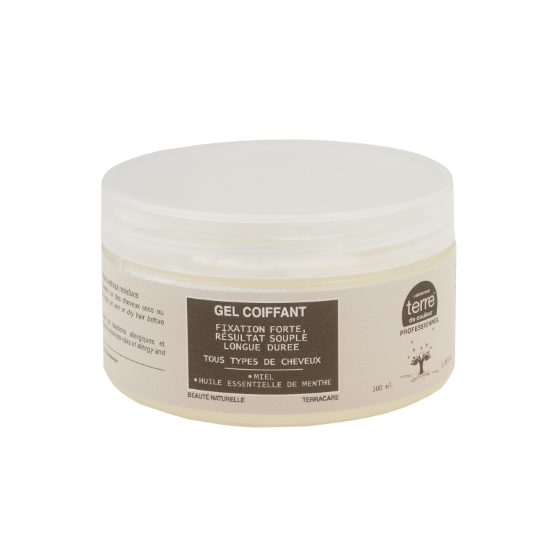 Gel coiffant fixation forte Terre de couleur