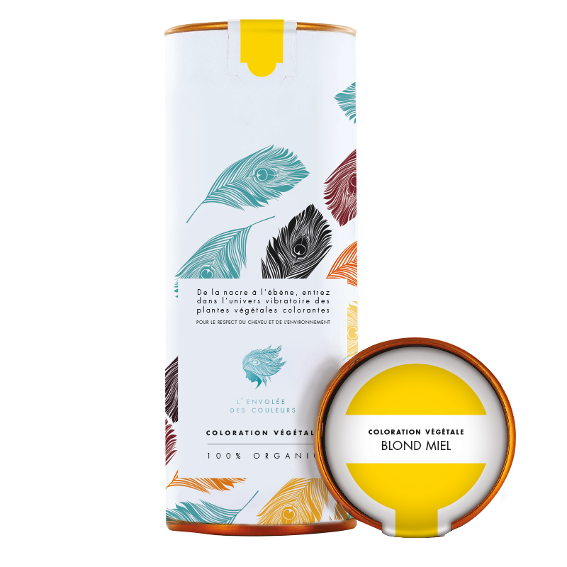 Coloration végétale blond miel L'envolée des couleurs