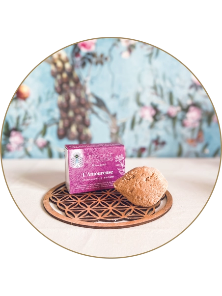 Shampoing solide l'amoureuse L'envolée des couleurs