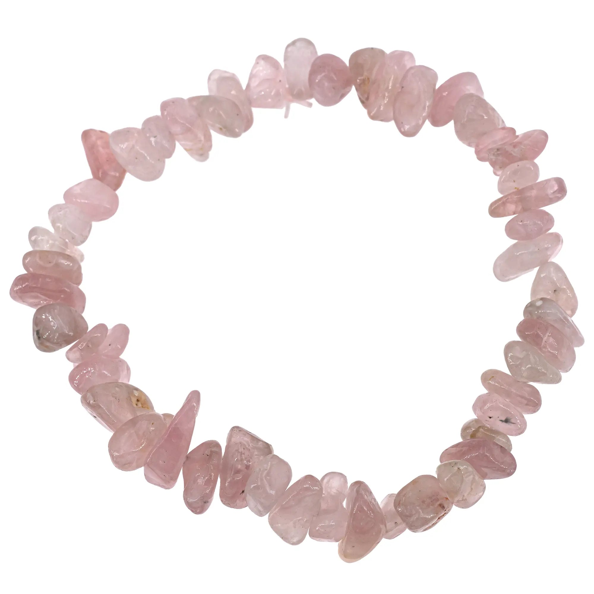 Bracelet baroque en quartz rose