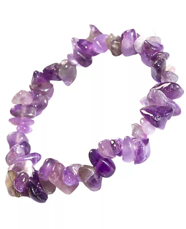 Bracelet baroque en améthyse