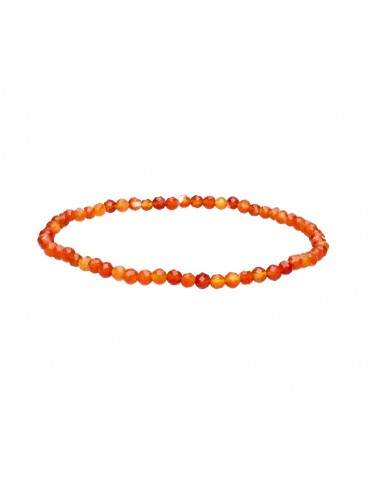 Bracelet Cornaline 4 mm