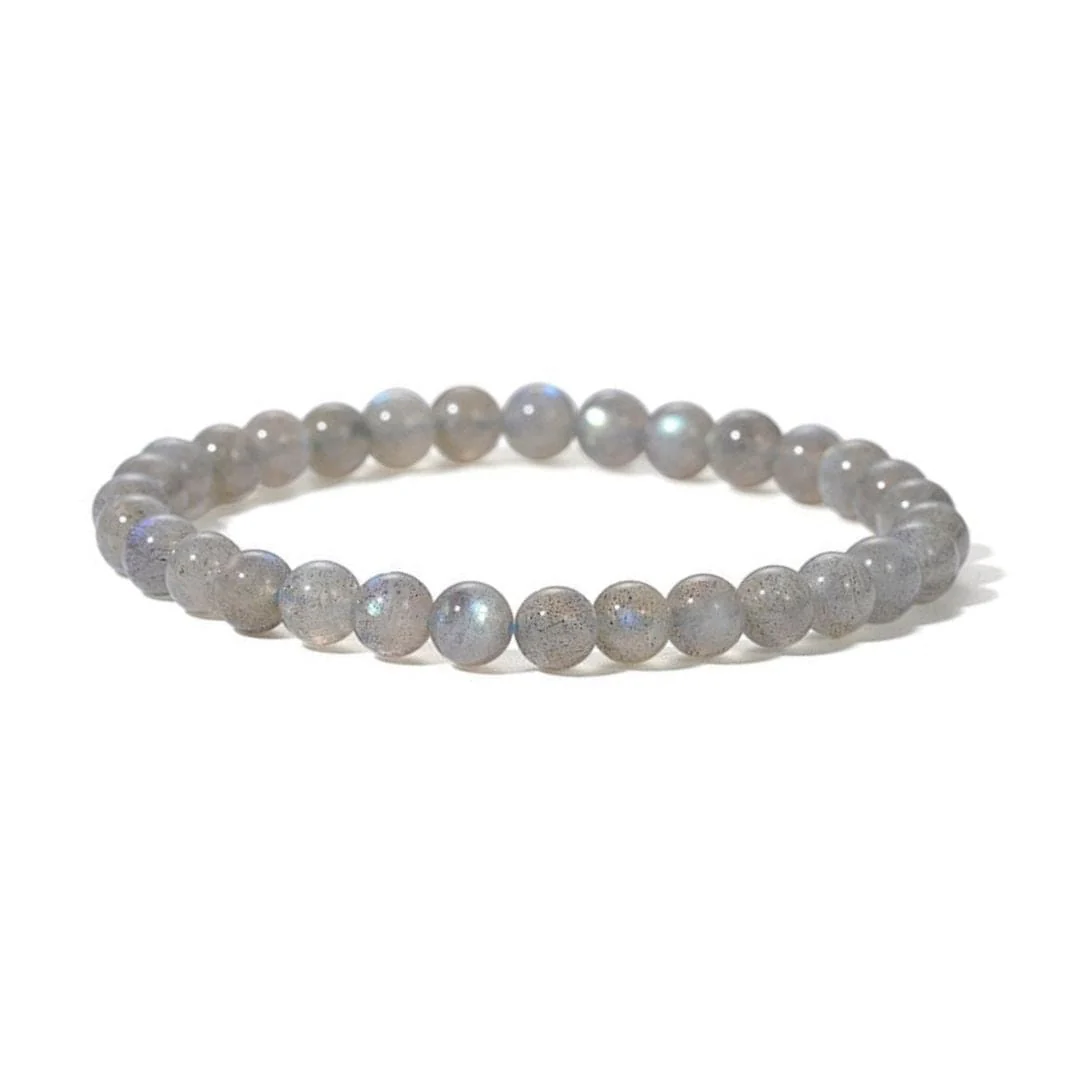 Bracelet labradorite 6 mm