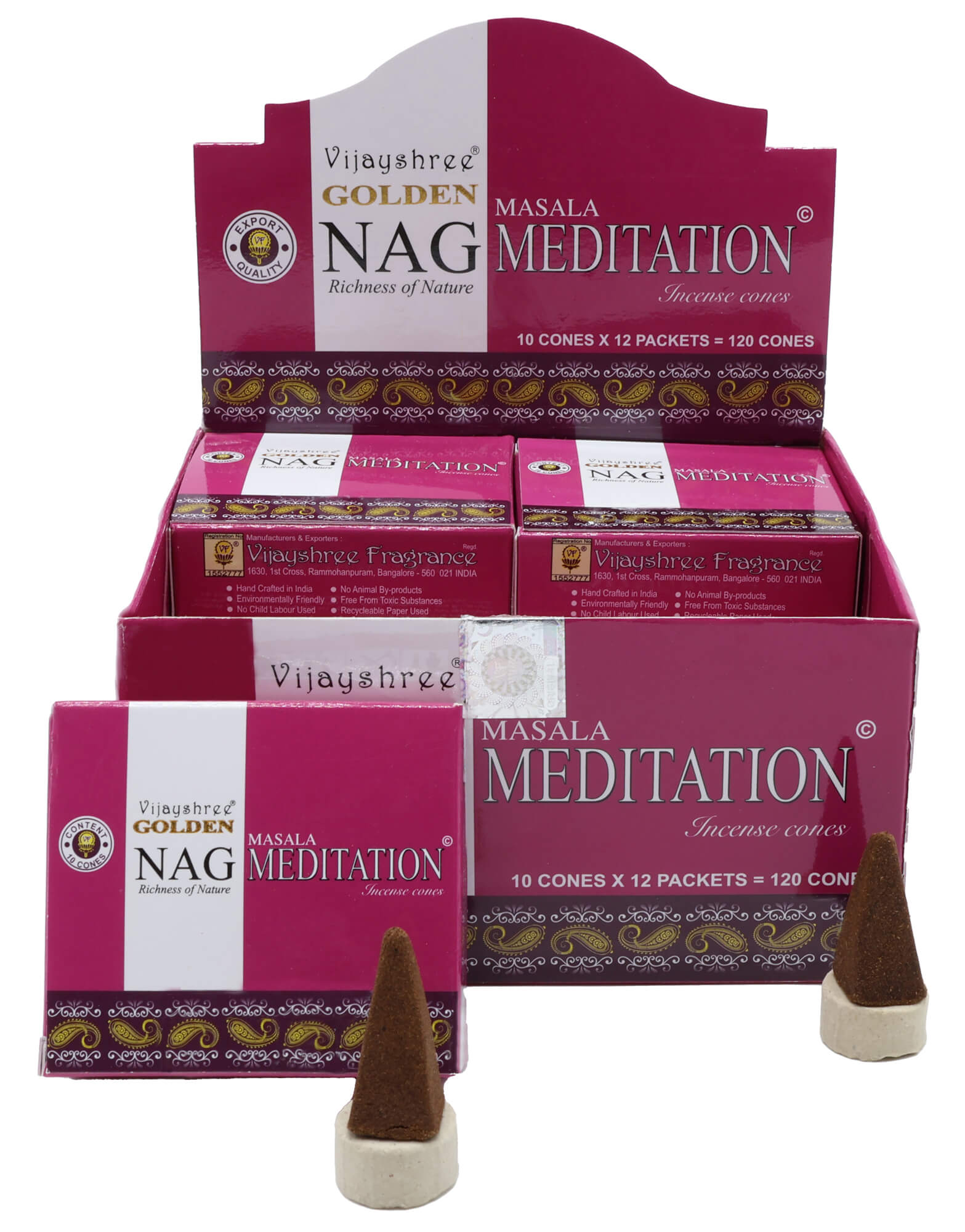Encens Meditation Golden Nag