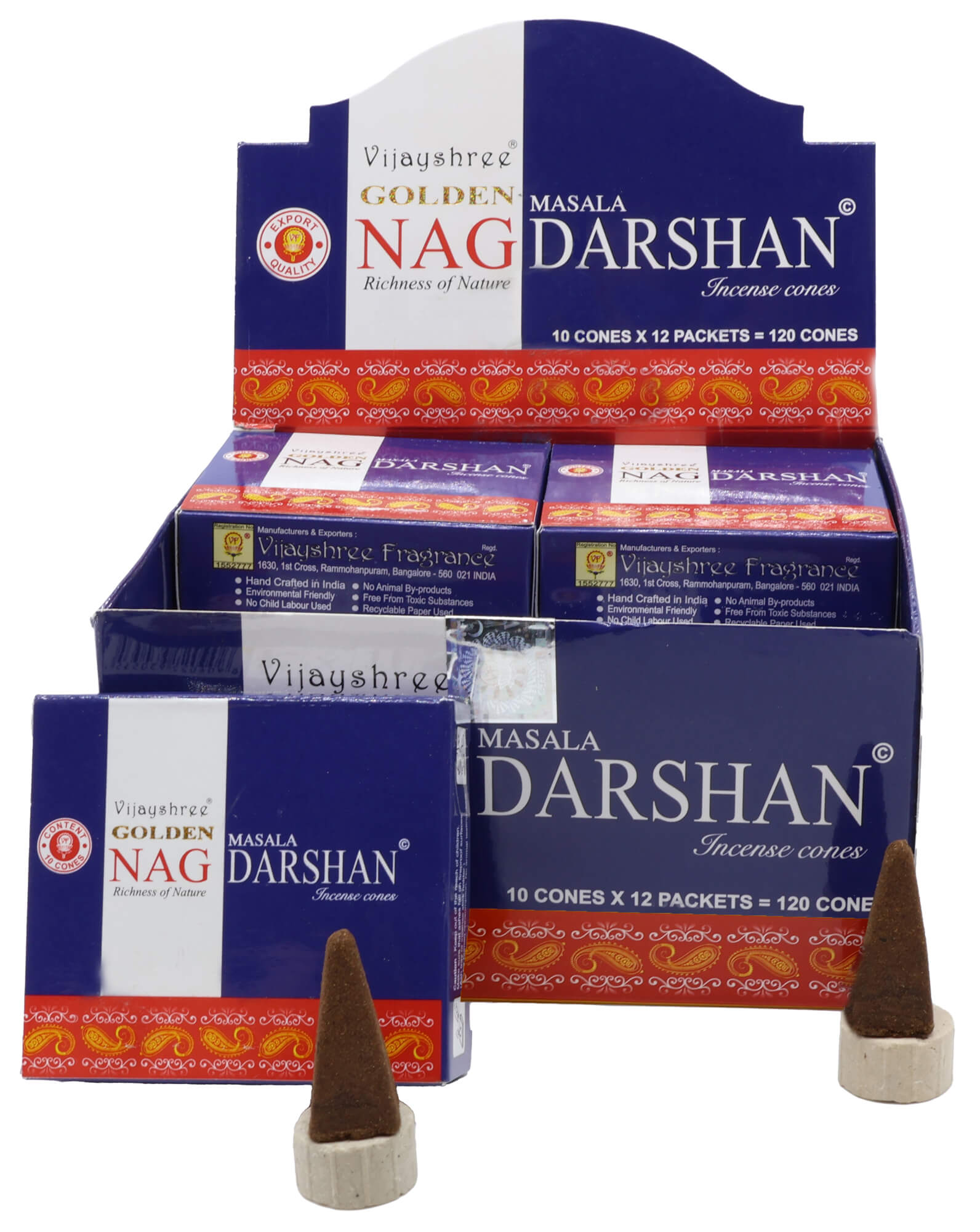 Encens Darshan Golden Nag