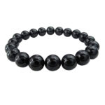 Bracelet obsidienne noire 10 mm
