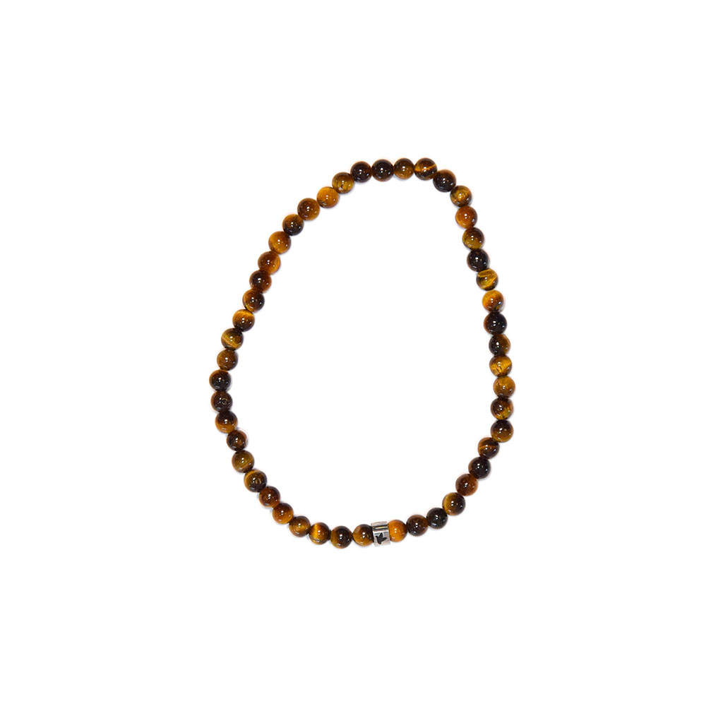 Bracelet oeil de tigre 4 mm