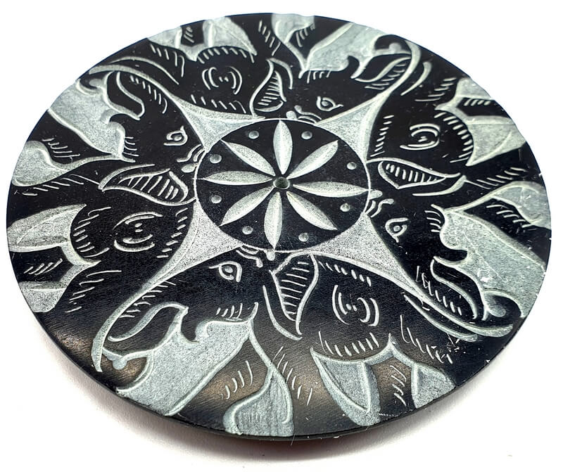 Porte encens avec 4 éléphants