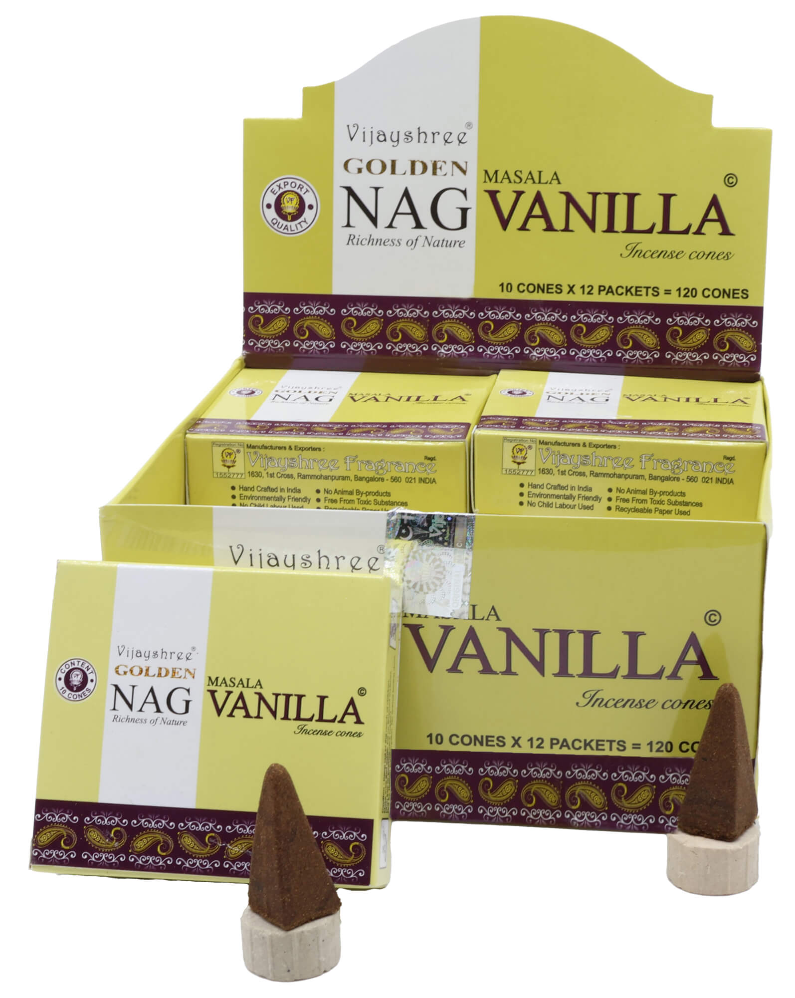 Encens Vanilla Golden Nag