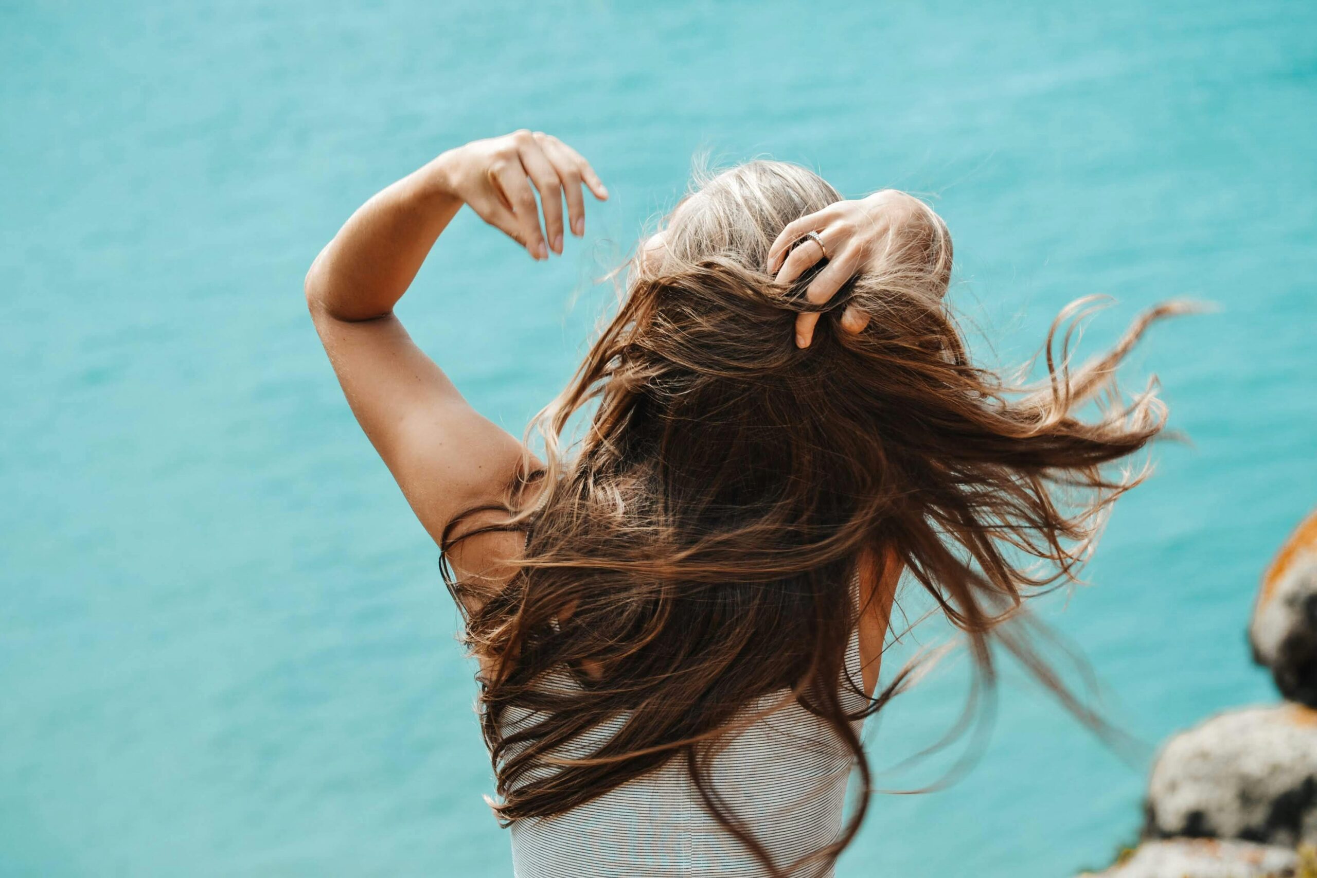 Cheveux et soleil